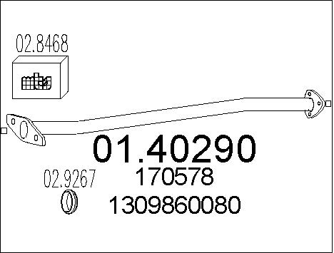 Pakoputki MTS 01.40290