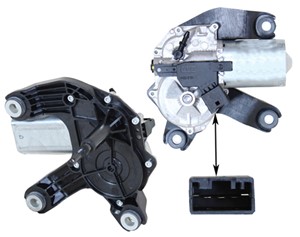 Pyyhkijän moottori, Takana, MINI MINI, MINI COUNTRYMAN, MINI Coupé, MINI PACEMAN, 61627036154, 67 63 6 932 013, 67636932013, 6932013, 70