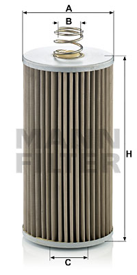 Suodatin, työhydrauliikka MANN-FILTER H 816/1