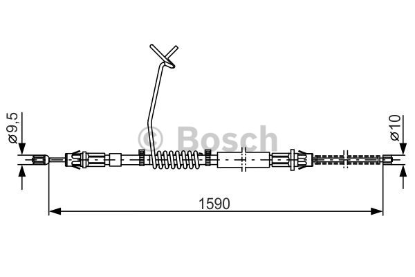 Käsijarruvaijeri BOSCH 1 987 477 175