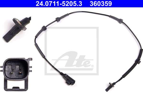 ABS-anturi ATE 24.0711-5205.3