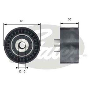 Ohjainrulla, hammashihna, CITROËN,DS,FIAT,FORD,FORD USA,JAGUAR,LANCIA,LAND ROVER,MITSUBISHI,OPEL,PEUGEOT,TOYOTA,VAUXHALL,VOLVO, 0830 74,