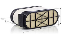 Ilmansuodatin MANN-FILTER C 31 015