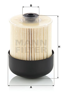 Polttoainesuodatin MANN-FILTER PU 9009 z KIT