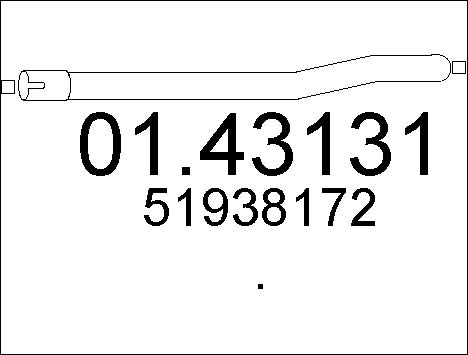 Pakoputki MTS 01.43131
