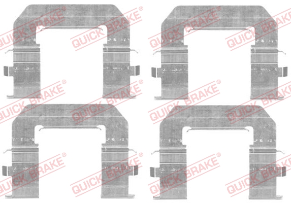 Tarvikesarja, jarrupala QUICK BRAKE 109-1776