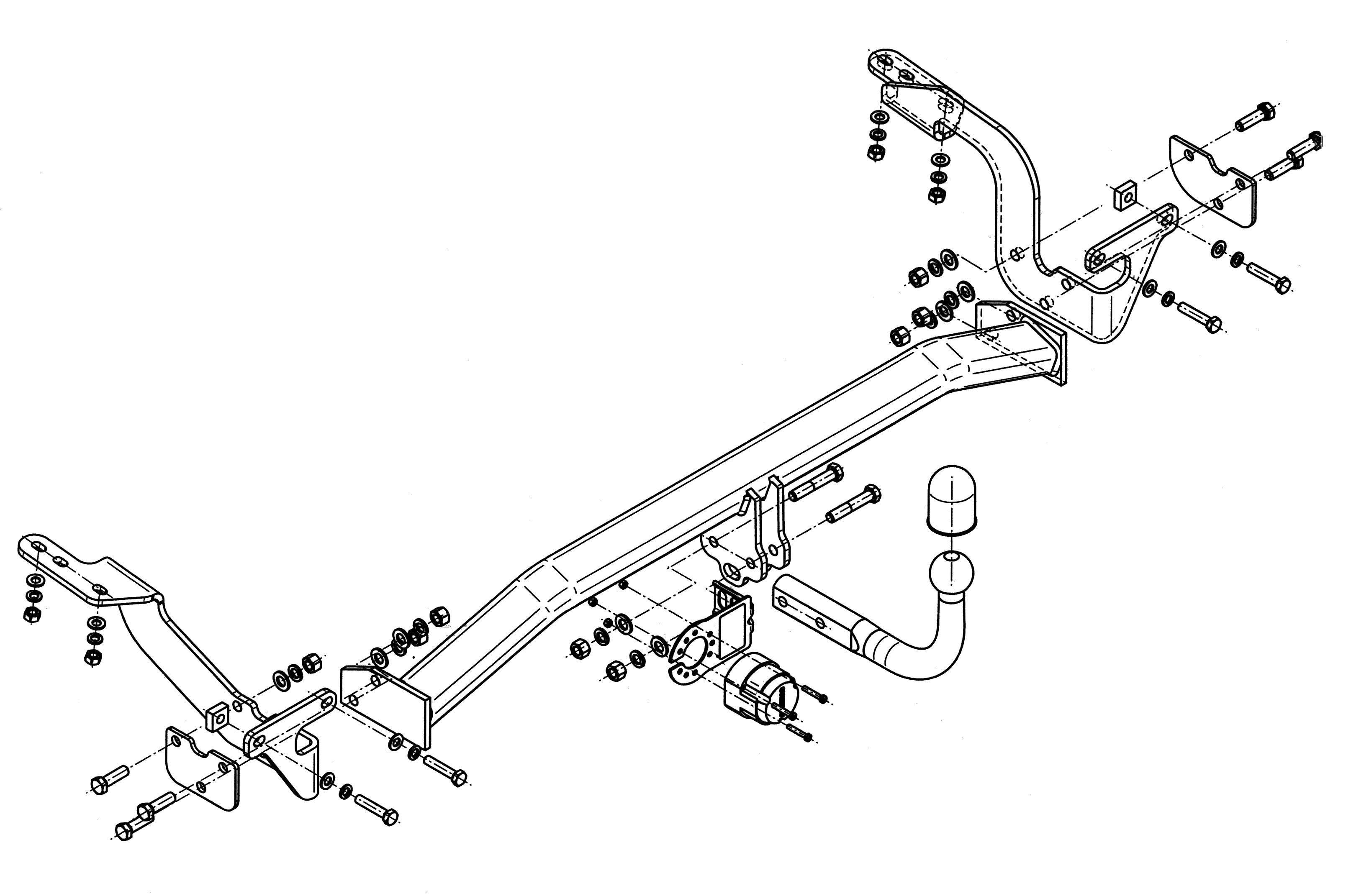 Vetokoukku STEINHOF STC-041 Citroen C4 Picasso '07-13