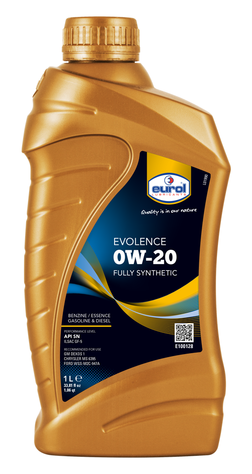 Moottoriöljy EUROL 0W20 EVOLENCE 1L