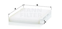 Raitisilmasuodatin MANN-FILTER CU 32 008