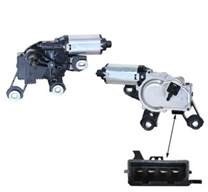 Pyyhkijän moottori, Takana, AUDI A4 Allroad, A4 Avant, 4F9 955 711C, 4F9 955 711E, 4F9955711E