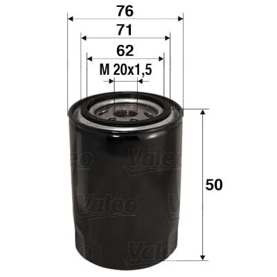 Öljynsuodatin VALEO 586001