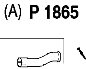 Pakoputki, Keskellä, CITROËN C5 I, C5 Break I, (1705-HY)