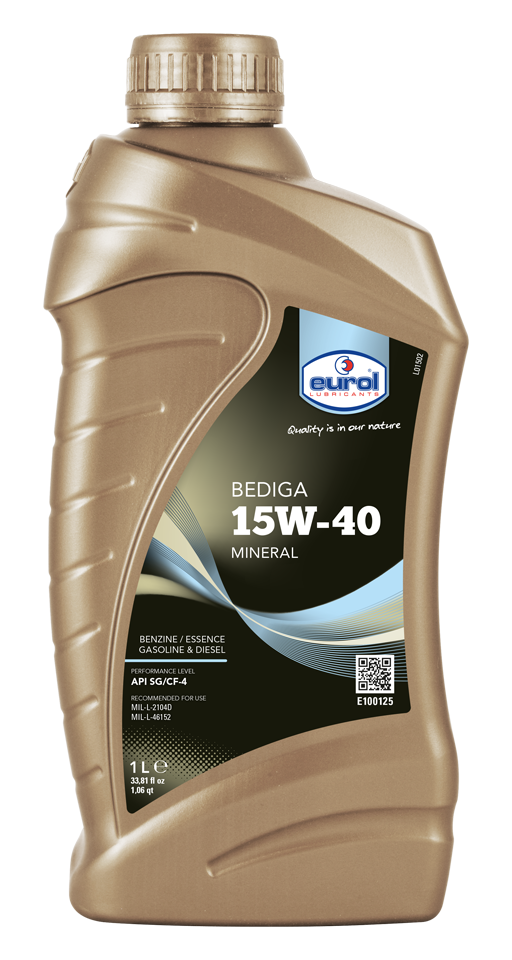 Moottoriöljy EUROL 15W40 BEDIGA 1L