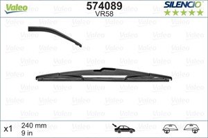Pyyhkijänsulka, Takana, DS,NISSAN,OPEL,PEUGEOT,RENAULT,SMART, 13478262, 1610785180, 1611607680, 1635155780, 287815FA0B, 28781-5FA0B, 287