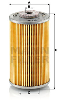 Polttoainesuodatin MANN-FILTER P 707