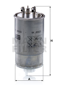 Polttoainesuodatin MANN-FILTER WK 853/23
