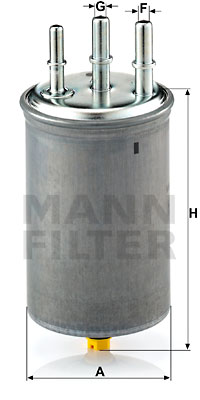 Polttoainesuodatin MANN-FILTER WK 829/7