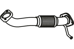 Pakoputki, Edessä, HYUNDAI i30, i30 Kombi, KIA CEE'D Halvkombi, CEE'D SW, PRO CEE'D, 28610-1H900, 28610-2L900