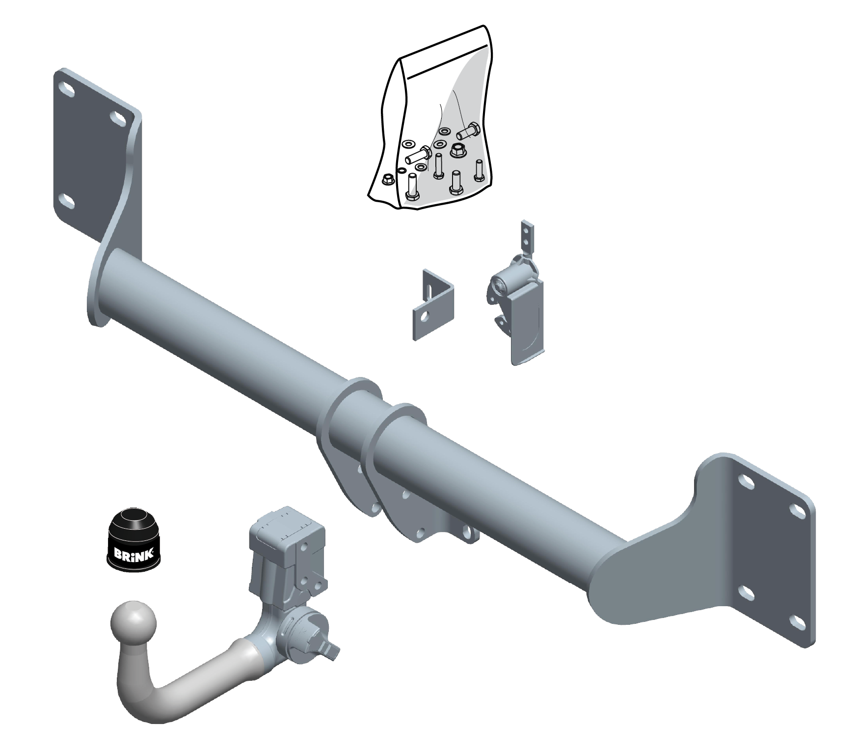 Vetokoukku BRINK 586900 BMW X5 F15, F85, E70, X6 F16, F86