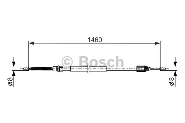 Käsijarruvaijeri BOSCH 1 987 477 646