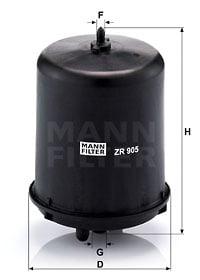 Öljynsuodatin MANN-FILTER ZR 905 z