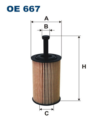 Öljynsuodatin FILTRON OE 667