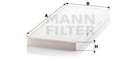 Raitisilmasuodatin MANN-FILTER CU 4580