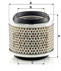 Ilmansuodatin MANN-FILTER C 1112/7