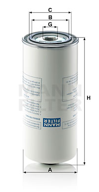 Suodatin, paineilma MANN-FILTER LB 962/2
