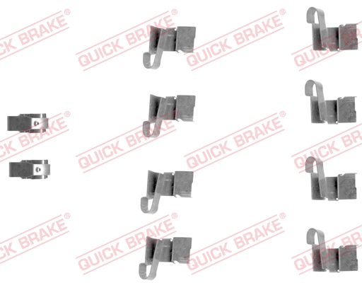 Tarvikesarja, jarrupala QUICK BRAKE 109-1671