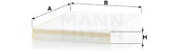 Raitisilmasuodatin MANN-FILTER CU 3780