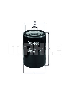 Öljynsuodatin KNECHT OC 460