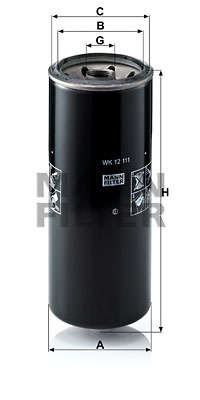 Polttoainesuodatin MANN-FILTER WK 12 111