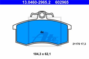 Jarrupalasarja, levyjarru, Etuakseli, LADA, 2108-3501080, 2108-3501089, 21100-3501089, 2110-3501080, 2110-3501089