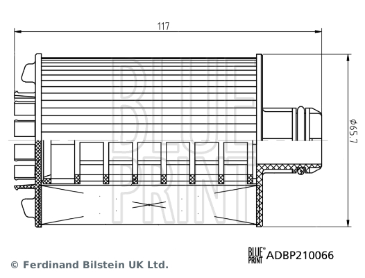 Öljynsuodatin BLUE PRINT ADBP210066