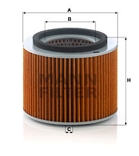 Ilmansuodatin MANN-FILTER C 18 006