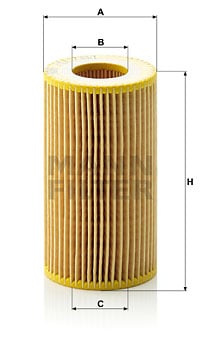 Öljynsuodatin MANN-FILTER HU 718/1 k