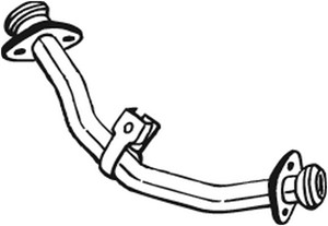 Pakoputki, Edessä, MITSUBISHI PAJERO I, PAJERO II, PAJERO Canvas Top I, PAJERO Canvas Top II, MB611506