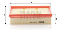 Ilmansuodatin MANN-FILTER C 2287