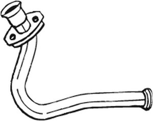 Pakoputki, Edessä, RENAULT 19 I, 19 Chamade I, 19 Skåp/halvkombi I, 7700787421, 7700797750