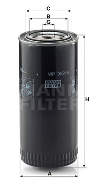 Öljynsuodatin MANN-FILTER WP 962/5