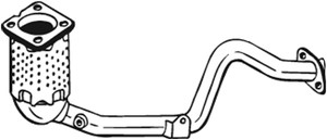 Katalysaattori, Edessä, PEUGEOT 307, 307 Break, 307 SW, 1731P8