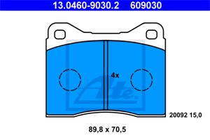 Jarrupalasarja, levyjarru, Etuakseli, BMW, 34 11 1 103 207, 34 11 1 103 321, 34 11 1 103 726, 34 11 1 103 744, 34 11 1 111 649, 34 11 1
