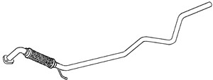Pakoputki, Keskellä, FORD FIESTA V, FUSION, MAZDA 2, 1141303, C201-40-500