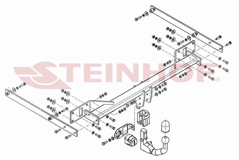 Vetokoukku STEINHOF STM-118 MB E-Class W212