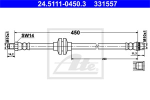 Jarruletku, Etuakseli, DACIA DUSTER, DUSTER Skåp, RENAULT DUSTER, 46 21 084 52R