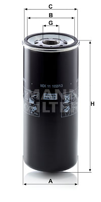 Polttoainesuodatin MANN-FILTER WDK 11 102/13