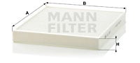 Raitisilmasuodatin MANN-FILTER CU 2757