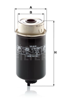 Polttoainesuodatin MANN-FILTER WK 8165