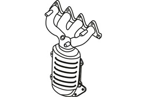 Katalysaattori, HYUNDAI,KIA, 28510-22670, 28520-02840